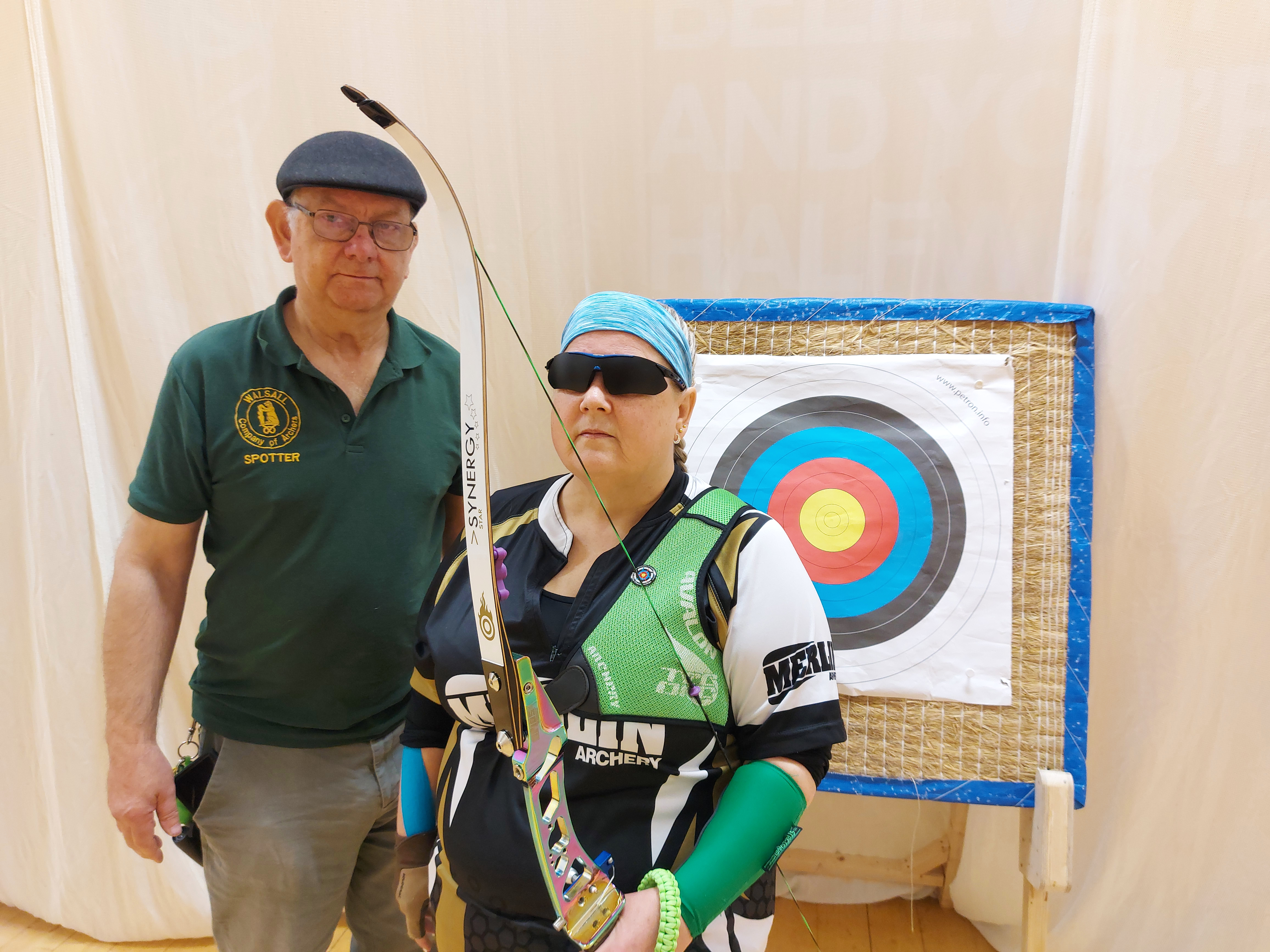 Stephen Alldrick and Trish Gracesmith who will be taking part in the World Blind Games